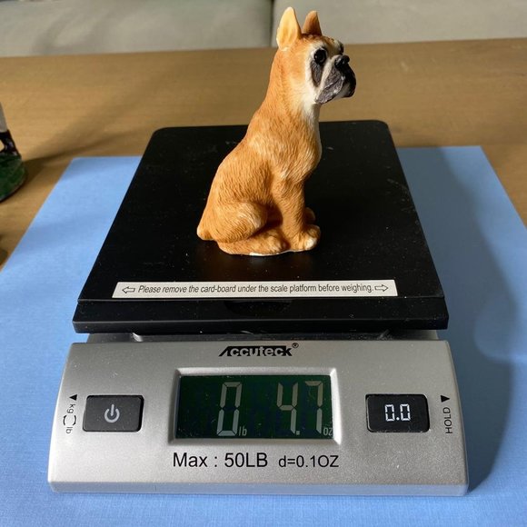 United Design Stone Critters Collection Sitting Boxer Sculpture Figurine - Picture 11 of 11